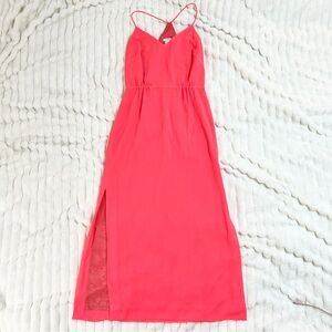 J. Crew Vibrant Pink Maxi Dress